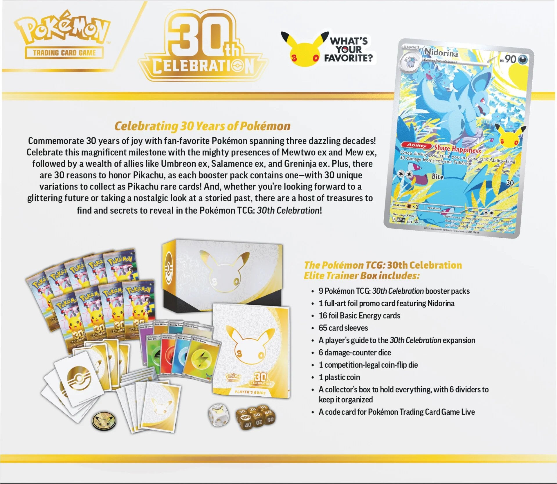 Précommande ETB 30e Anniversaire, Limited